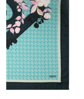 Foulard Sciarpa Liu jo Donna 2F4098 Verde