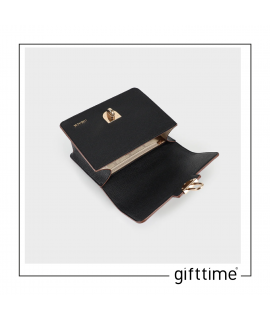 Borsa Donna Label Rose JAQUELINE Nero Gold