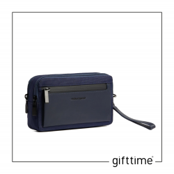 Pochette uomo PIQUADRO con polsiera  AC4221S136R/BLU