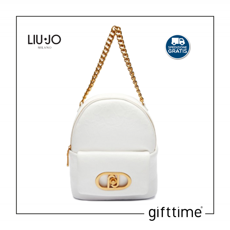 Zaino Donna Liu Jo Bianco AA5143 E0886 Zaino Donna Liu Jo Bianco AA5143 E0886