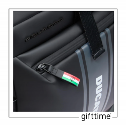 Zaino roll-top "Piquadro x Ducati" porta pc 15,6" CA6291C2OWD Nero