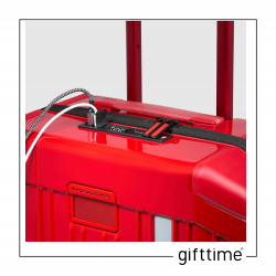Trolley da cabina rigido 4 ruote Piquadro x Ducati  BV4425POPD Rosso