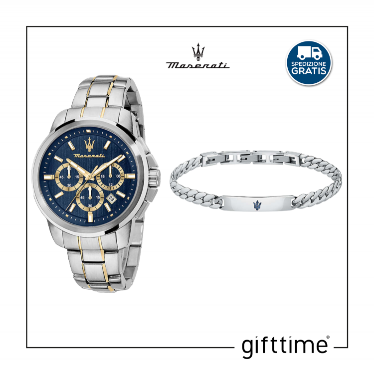 Orologio Uomo Maserati con Bracciale R8873621036 Orologio Uomo Maserati con Bracciale R8873621036