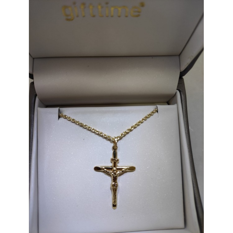 Collana Uomo Croce oro 18 kt Collana Uomo Croce oro 18 kt