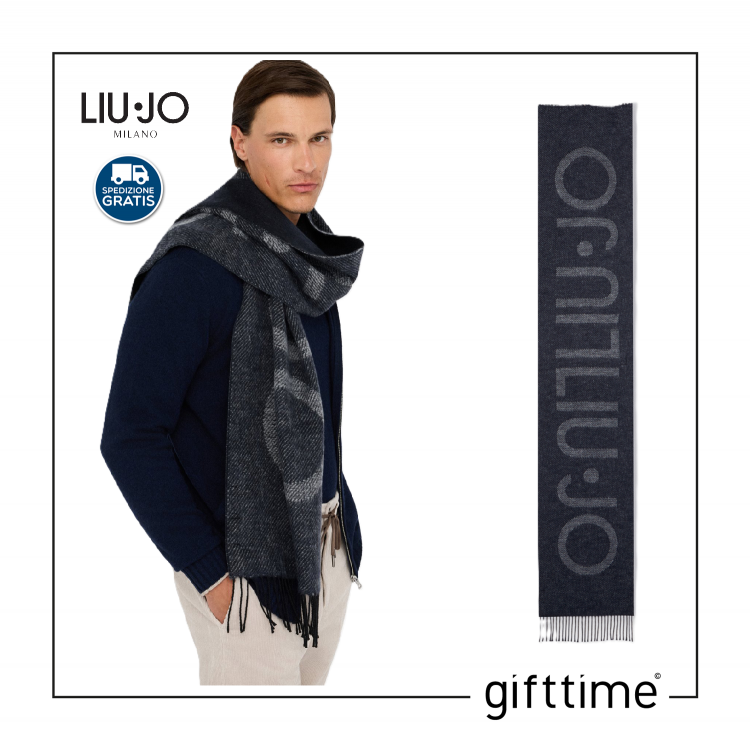 Sciarpa Stola Liu Jo Uomo QF5249T171A Blu