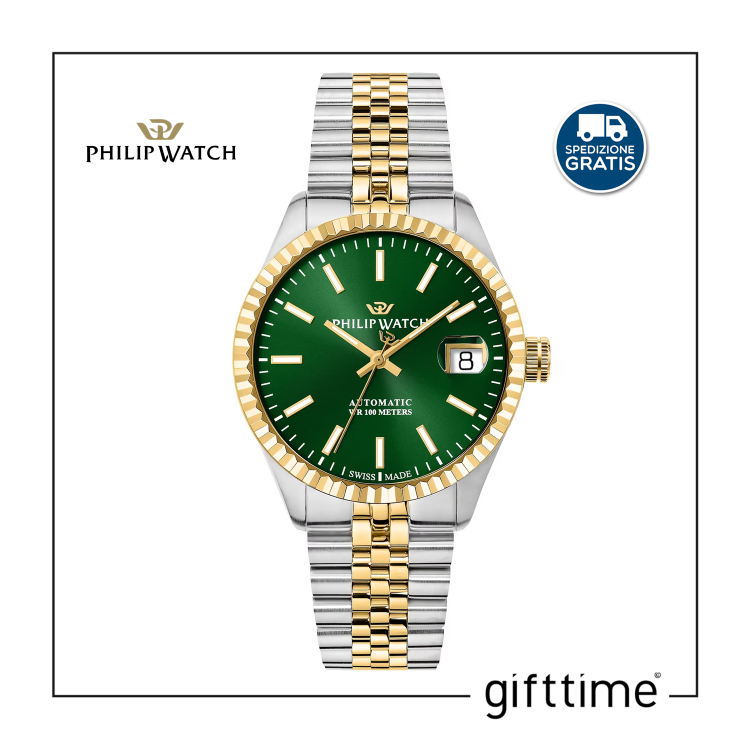 Orologio Uomo Philip Watch Caribe Automatico R8223597115