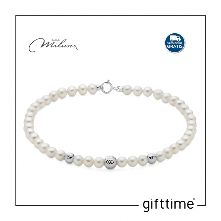 Bracciale Donna Miluna Perle PBR3715