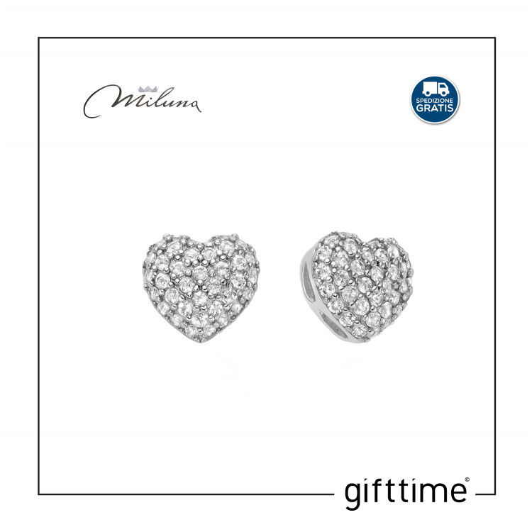 Orecchini Donna Miluna Argento ERD3110