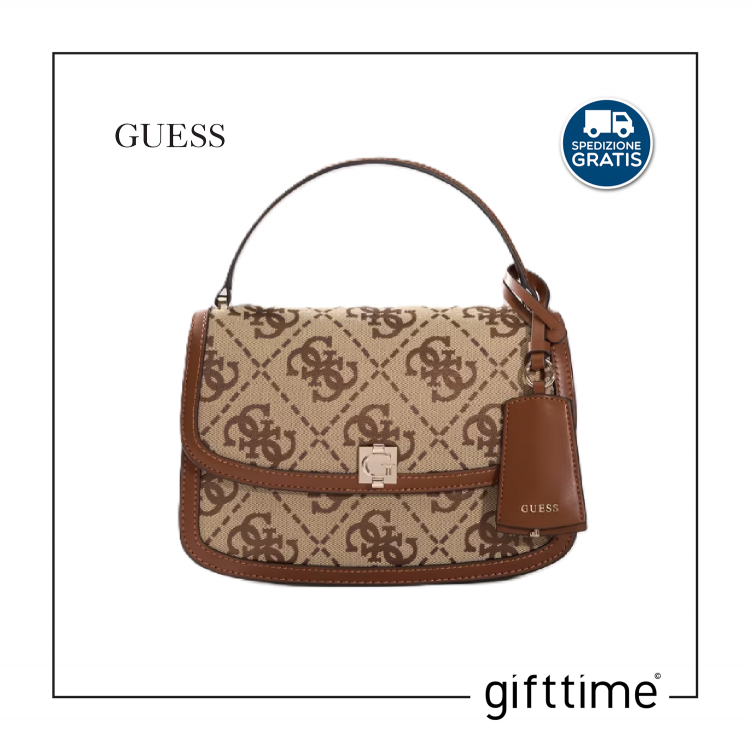 Borsa Donna Guess JG975521 Latte Logo
