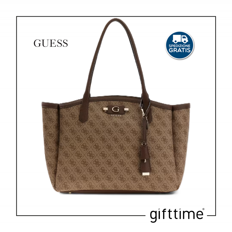 Borsa Donna Guess SG974923 Latte Logo