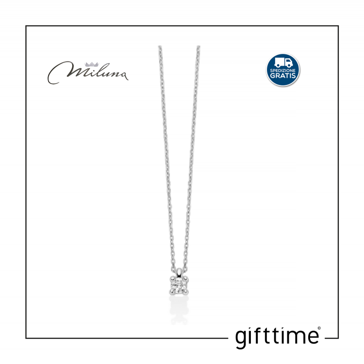 Collana Donna Miluna CLD5447-006X Diamante Oro 375