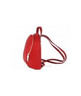 Zaino Donna Diva's Bag Vera Pelle Rosso