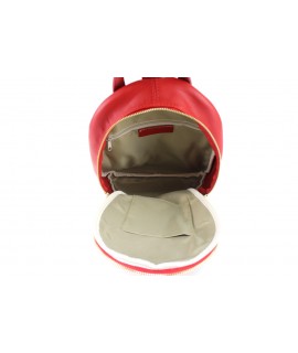 Zaino Donna Diva's Bag Vera Pelle Rosso