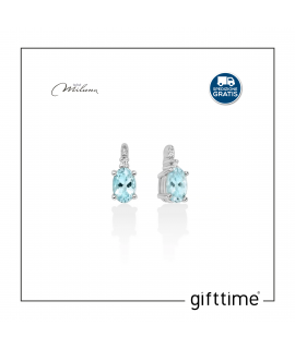Orecchini Miluna  Acquamarina Diamanti ERD2850